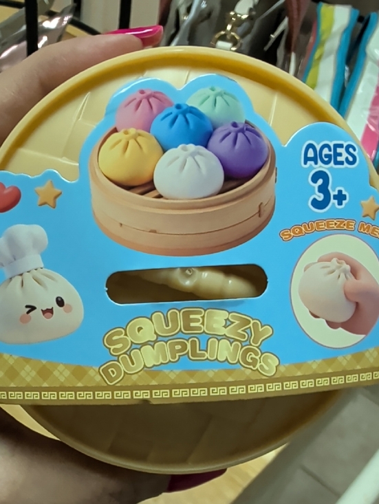 Accessories - Squeezy Dumplings Kids Toy - Multicolor Squeezable Play Set